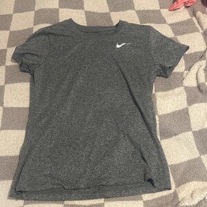Nike Women's Heather Gray Short Sleeve Tee